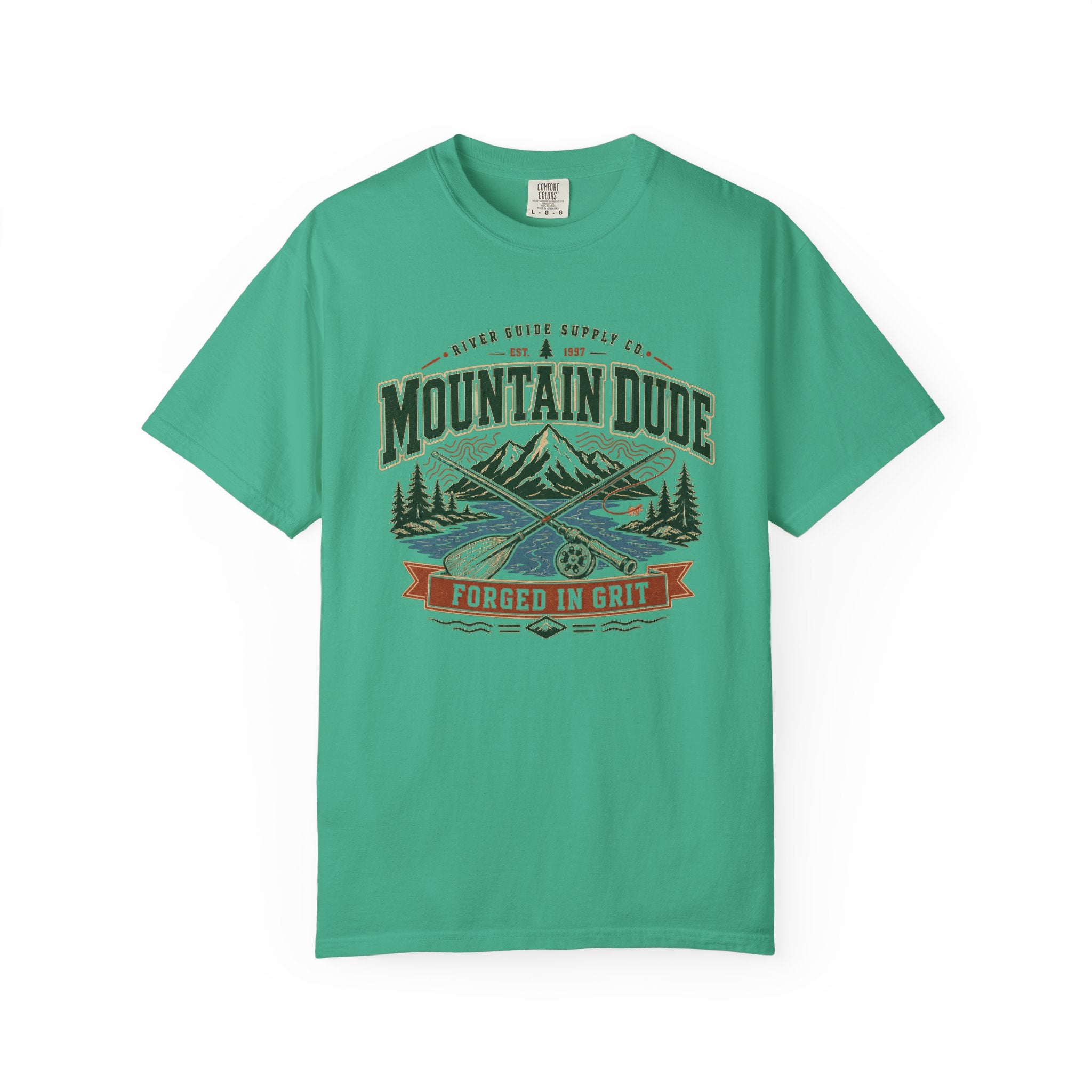 River Guide Mountain Dude Tee