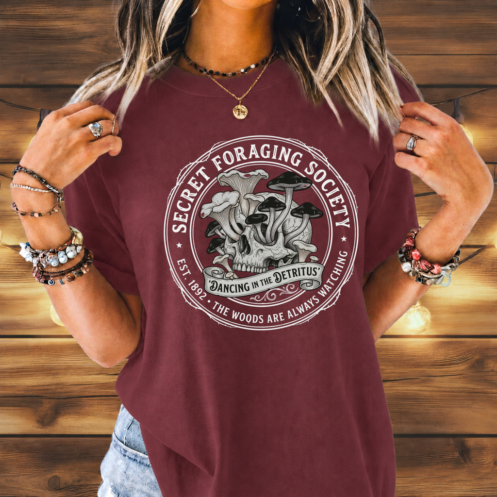 Secret Foraging Society Skull Tee