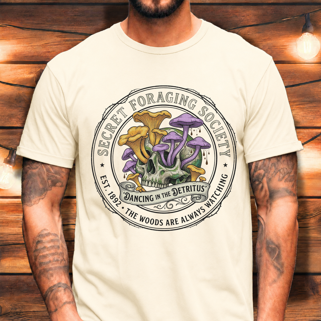 Technicolor Skull Foraging Society T-Shirt