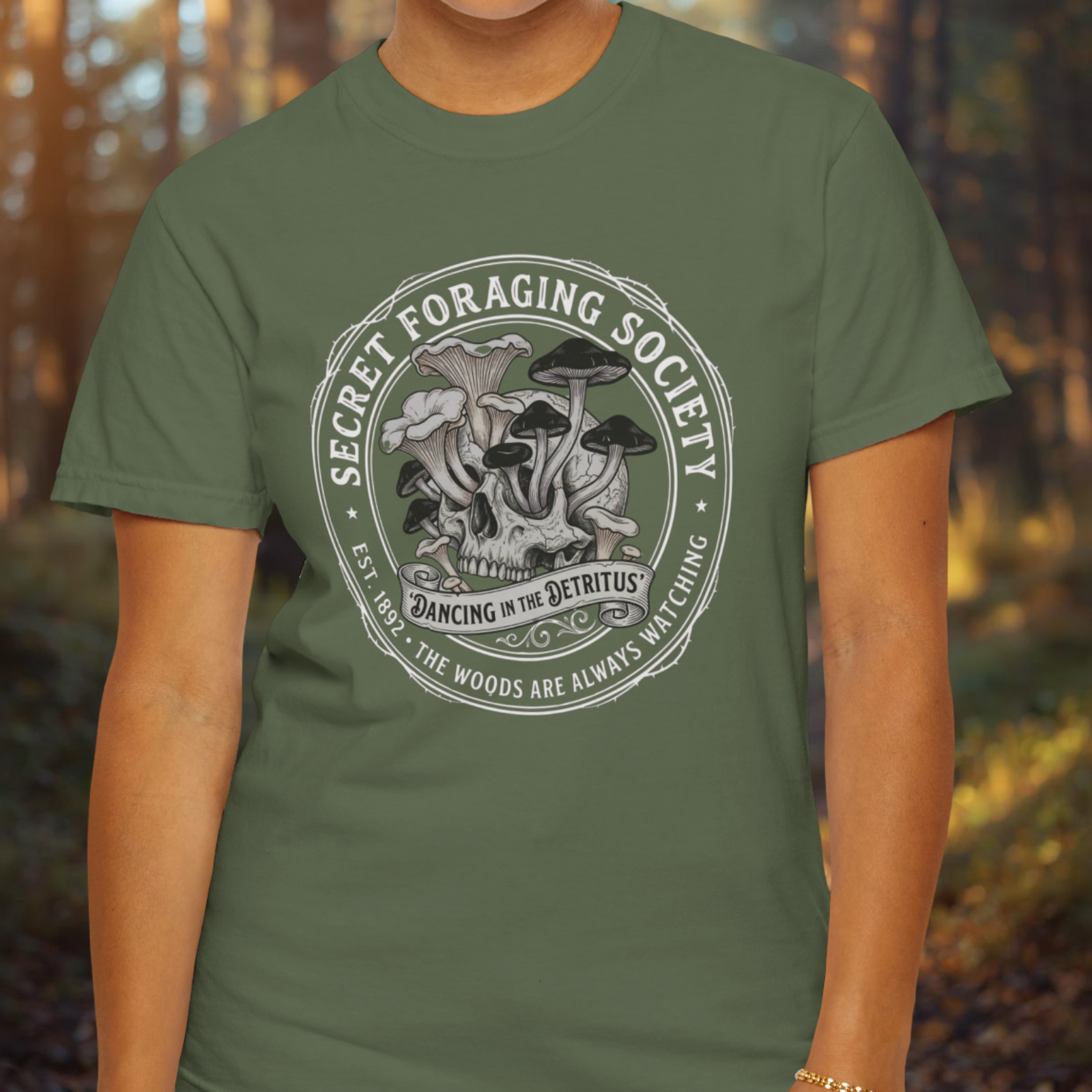 Secret Foraging Society Skull Tee