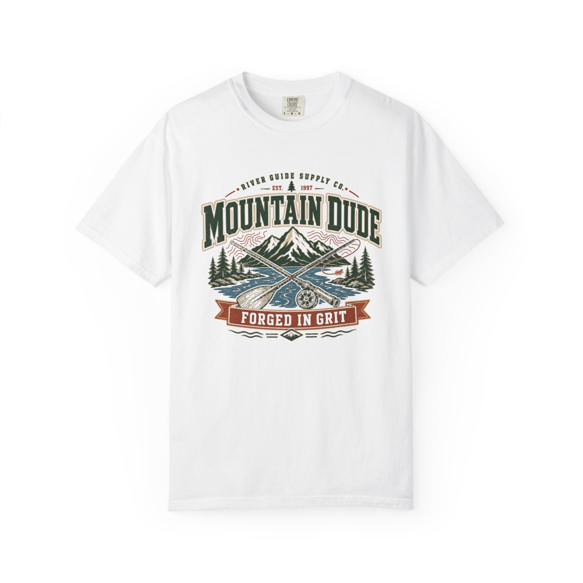 River Guide Mountain Dude Tee