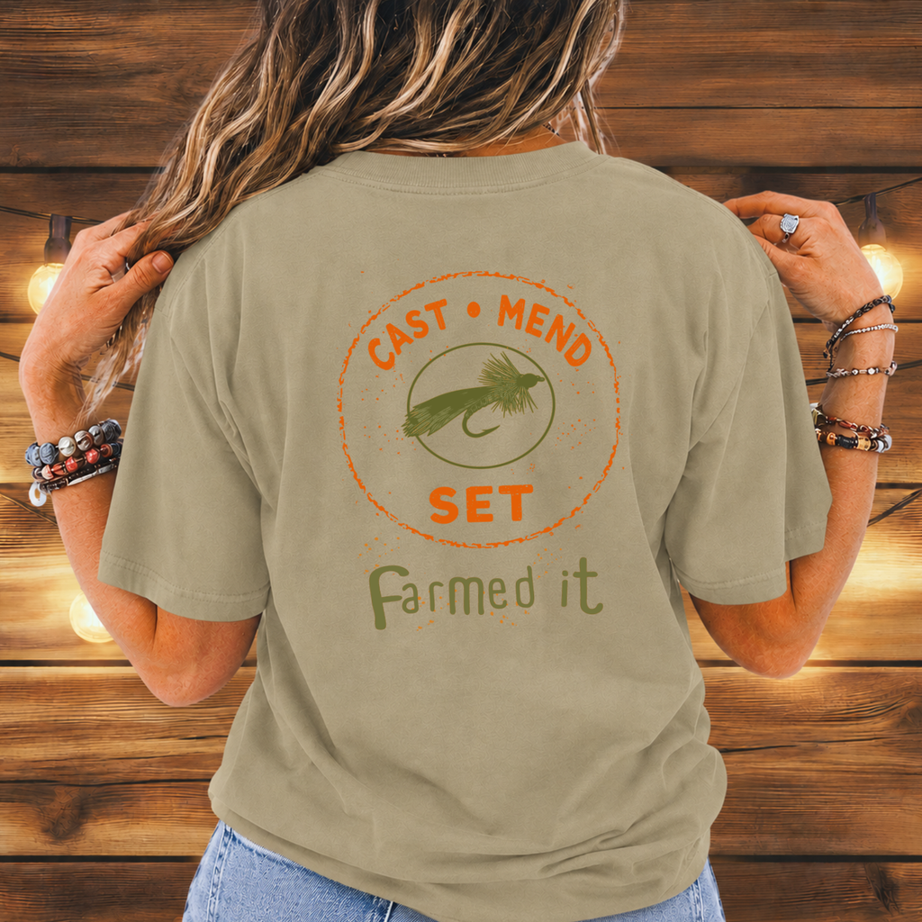 Cast • Mend • Set “Farmed it” T-shirt
