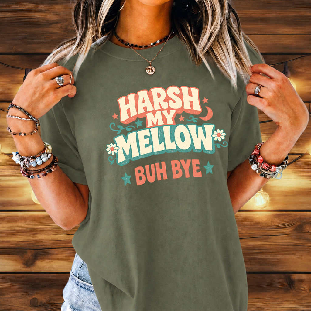 Harsh My Mellow Buh Bye Floral T-Shirt