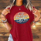 Octopus Sunset Tee