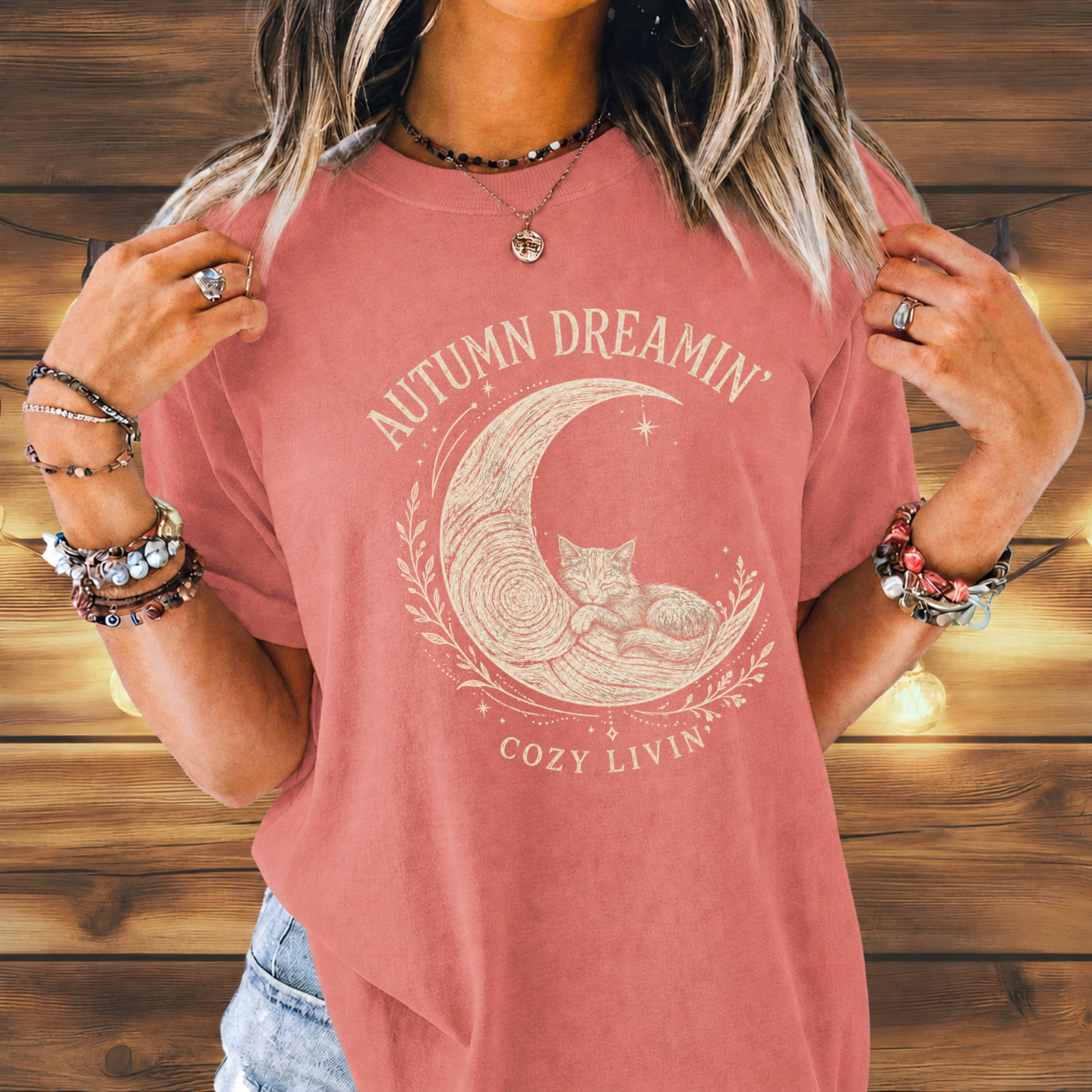 Autumn Dreamin' Kitten T-shirt