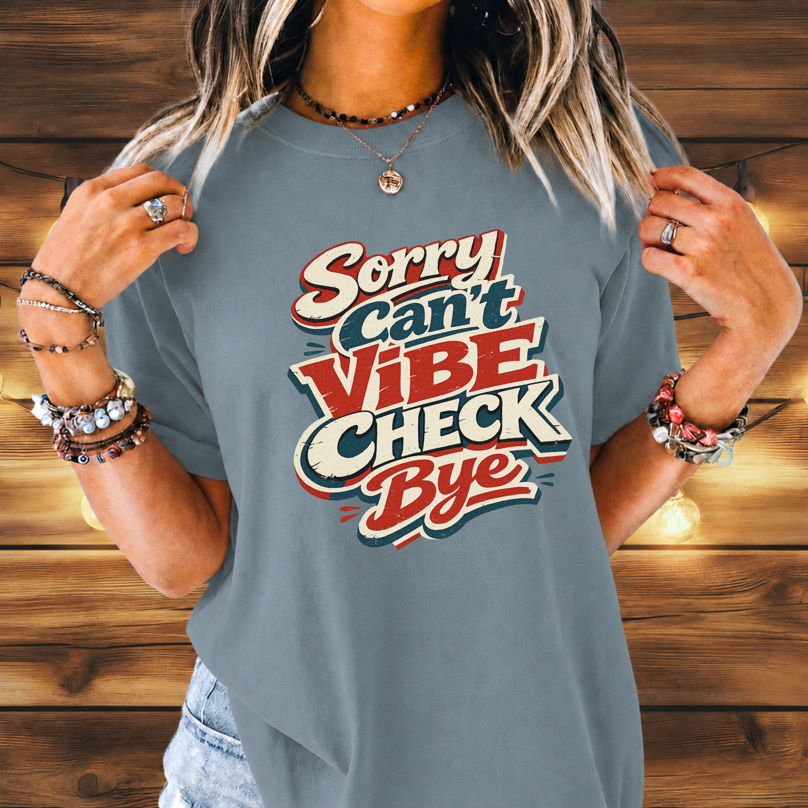 Sorry Can’t Vibe Check Bye T-Shirt