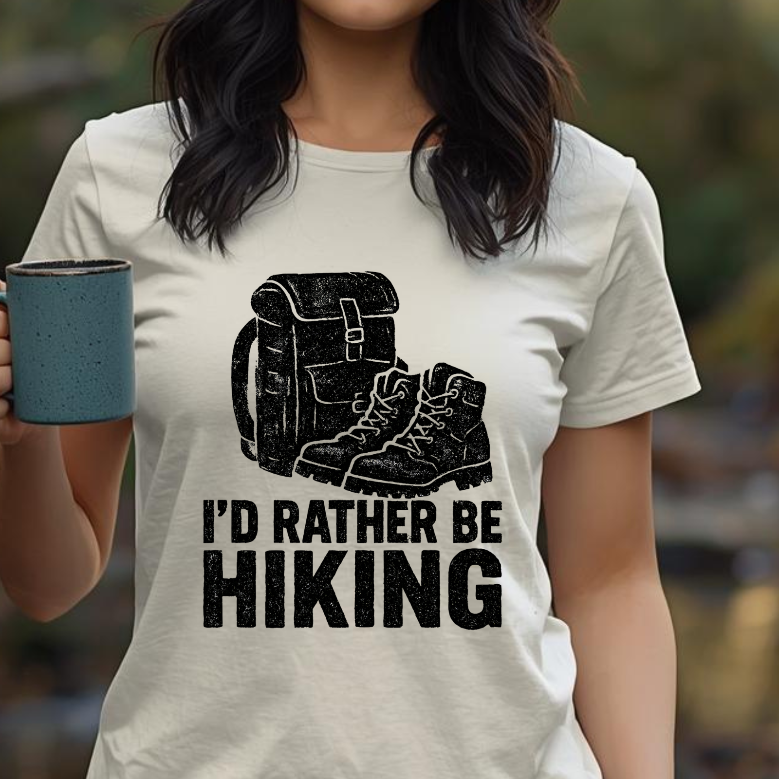 I'd Rather Be Hiking T-shirt