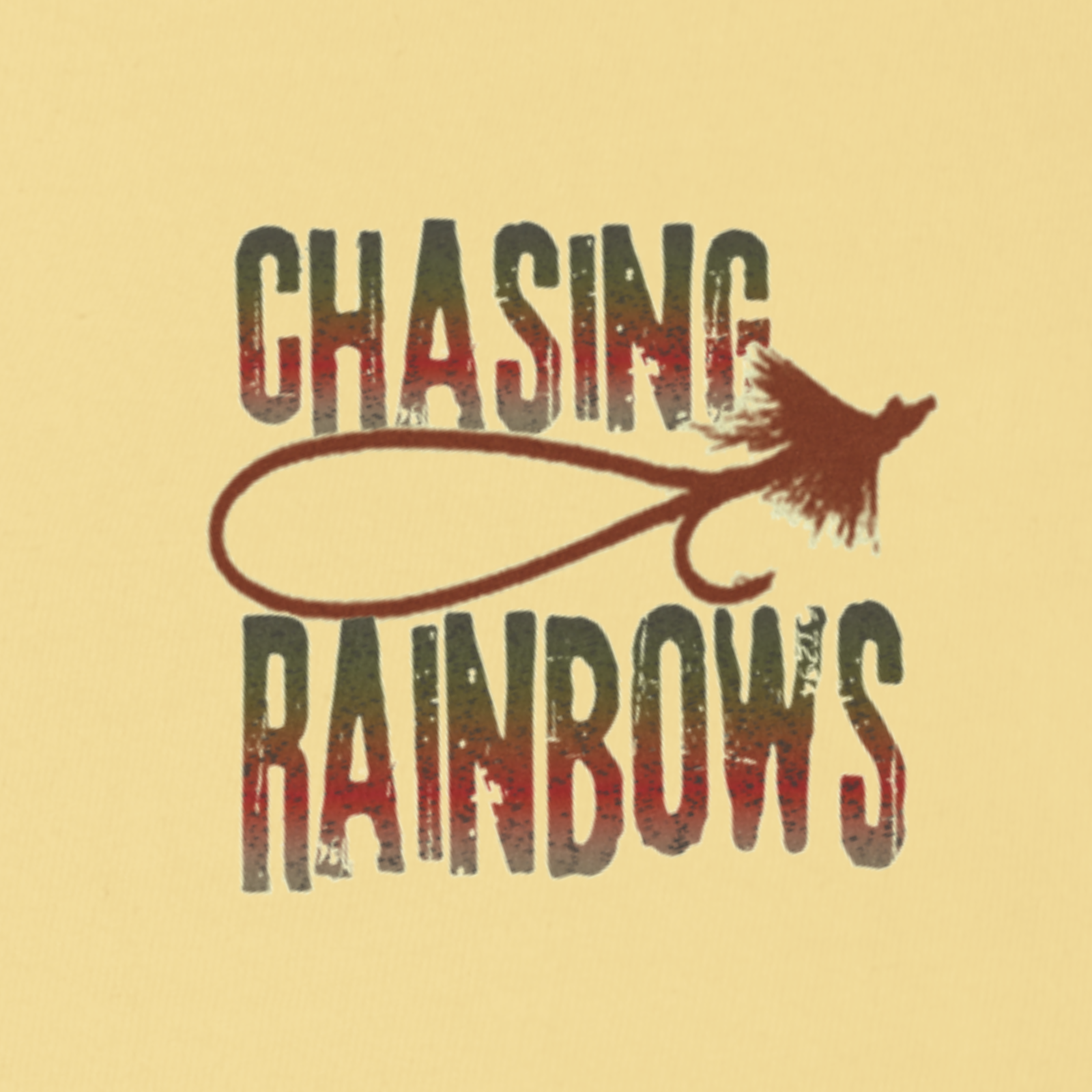 Chasing Rainbows Fly Fishing T-Shirt