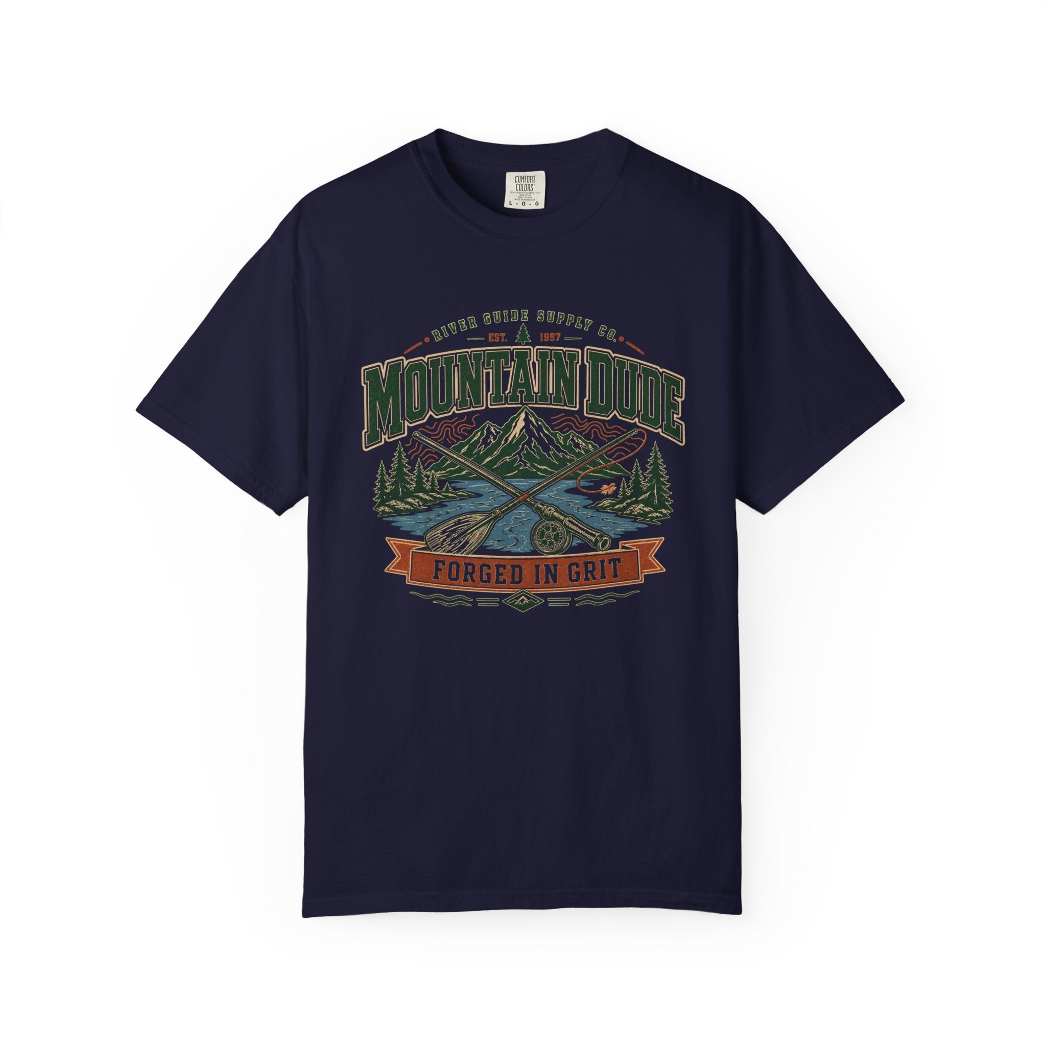 River Guide Mountain Dude Tee