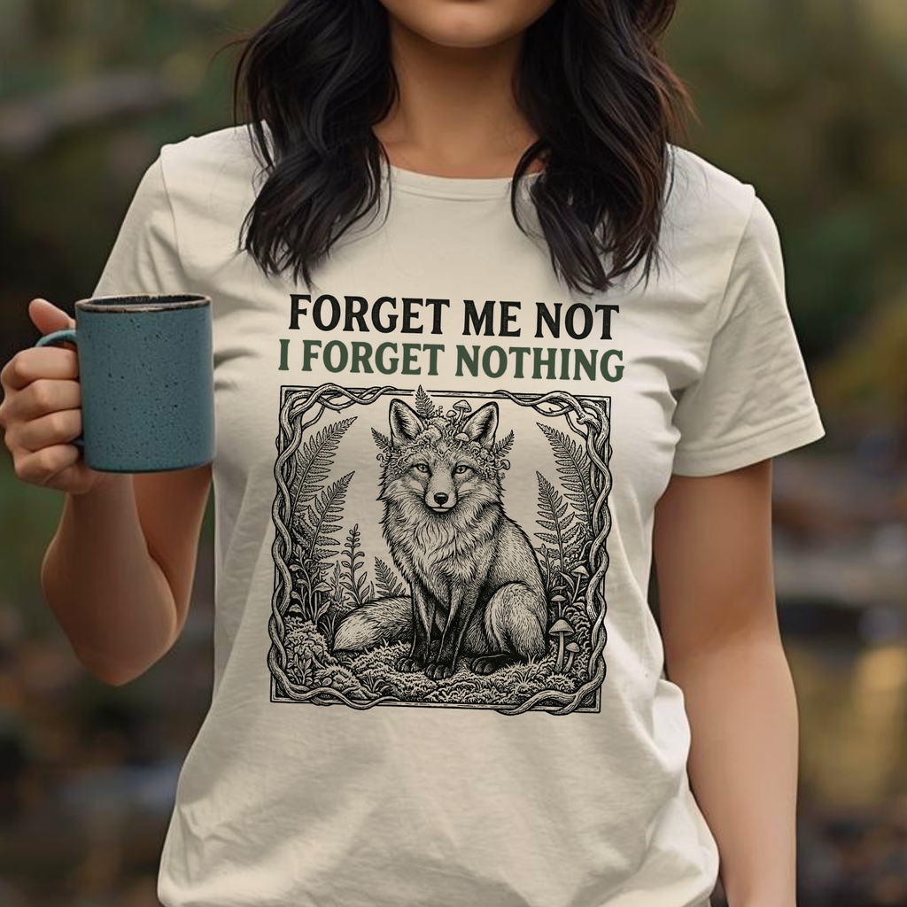 Forget Me Not Fox Tee