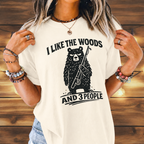 I Like the Woods and 3 People T-Shirt