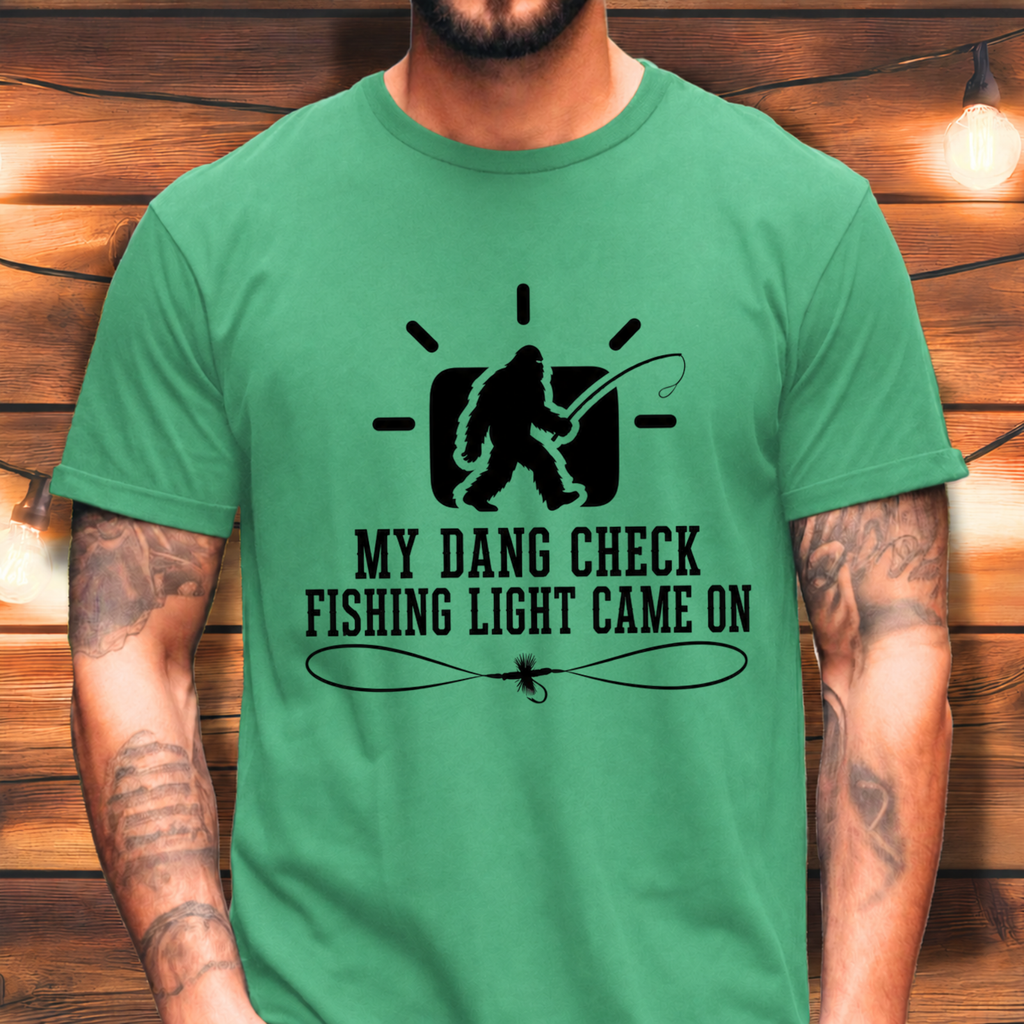Dang Check Fishing Light T-shirt