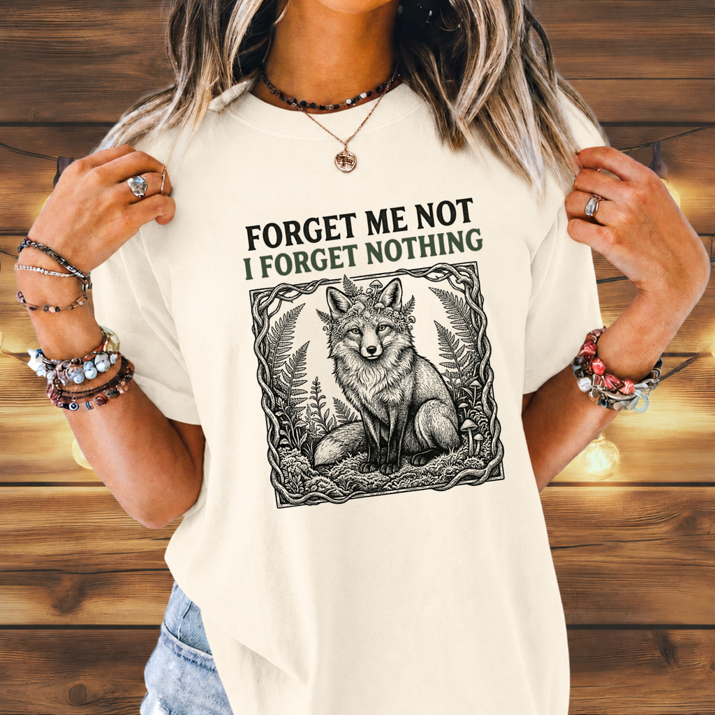 Forget Me Not Fox Tee