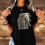 Elephant Flowers Tee