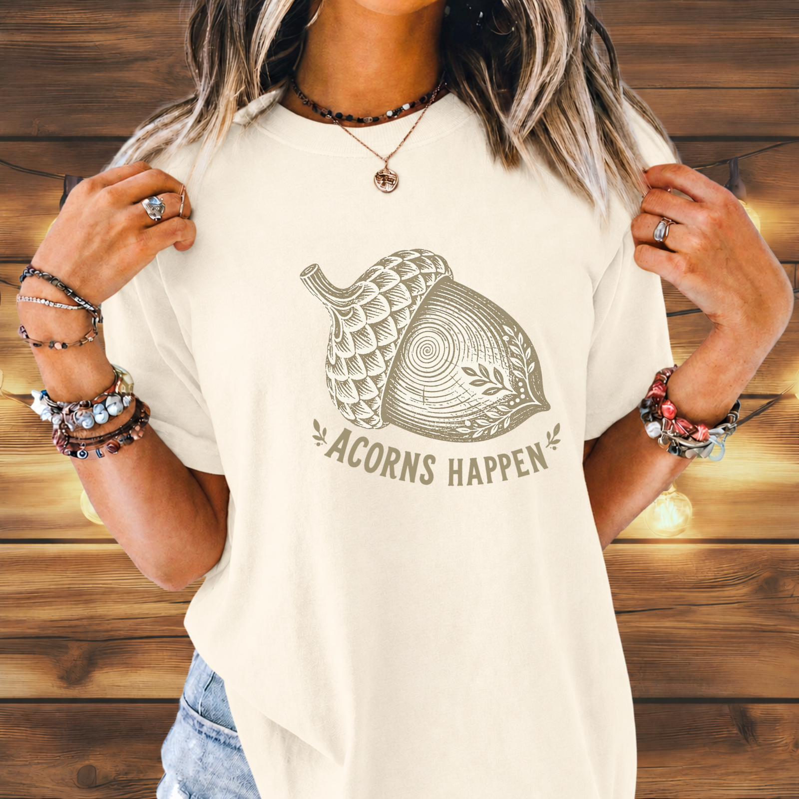 Acorns Happen T-shirt