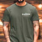 Cutthroat Topography Fly Fishing T-Shirt