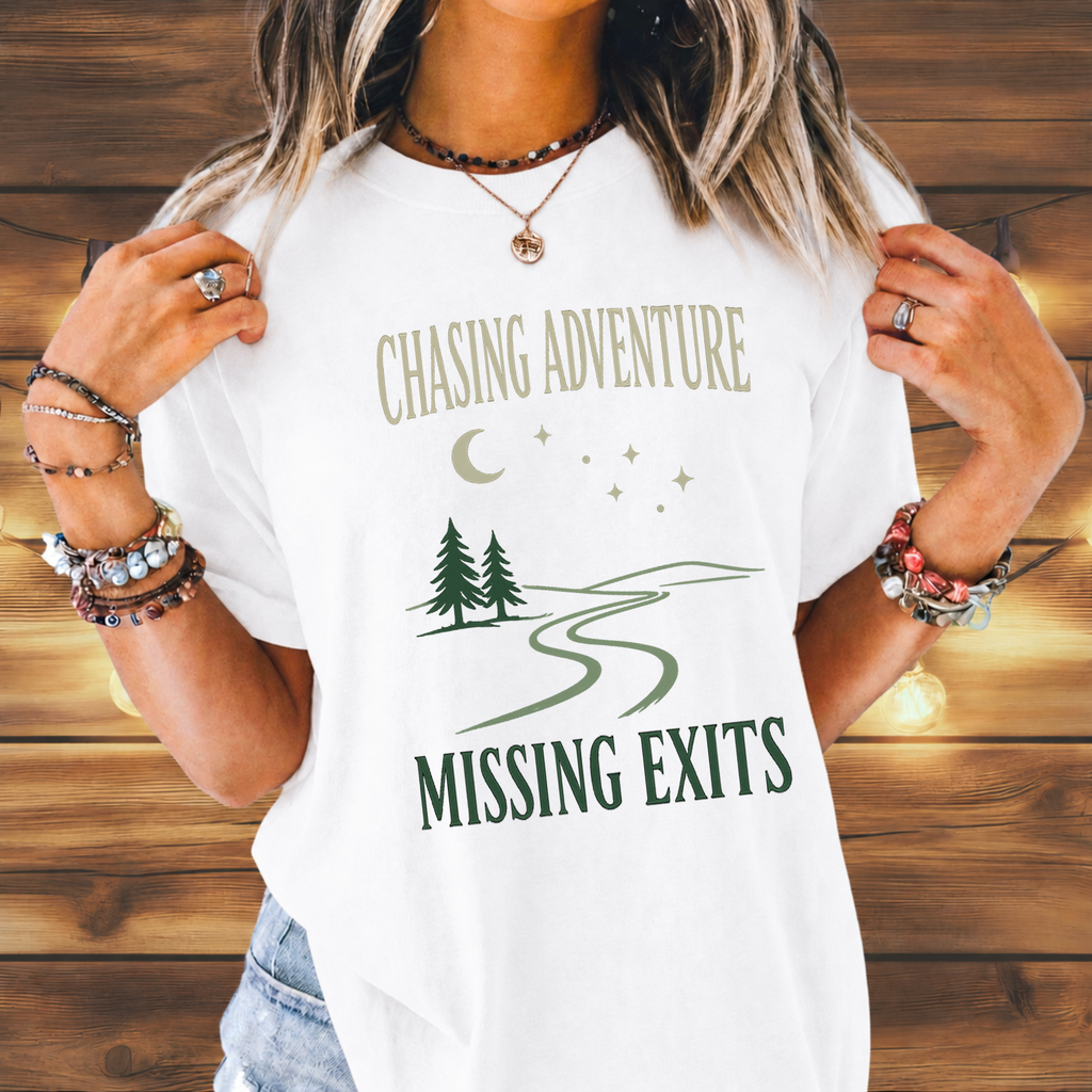 Chasing Adventure Missing Exits T-Shirt