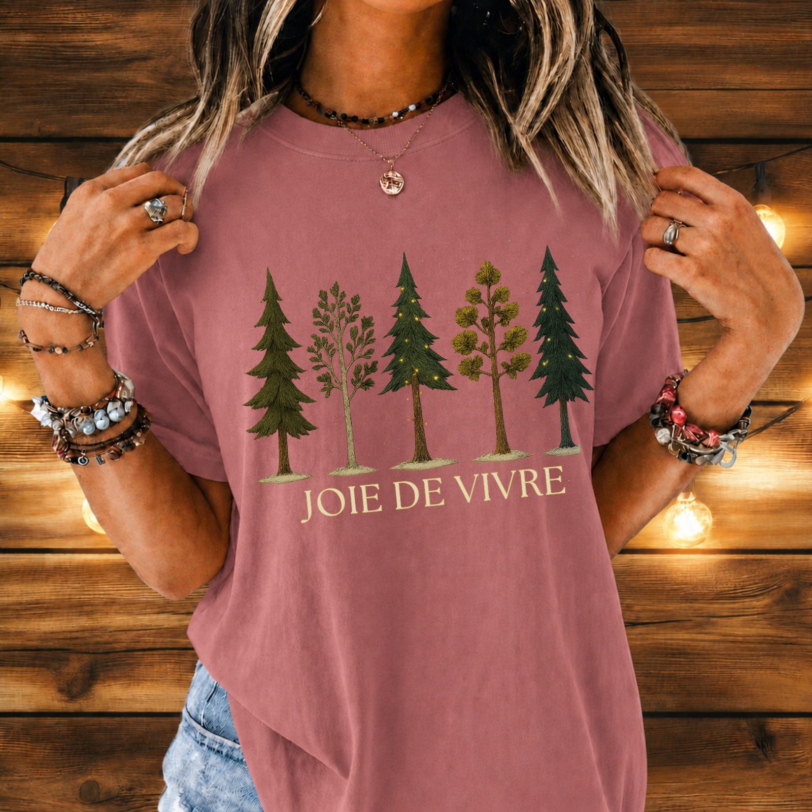 Lights In The Forest Tee