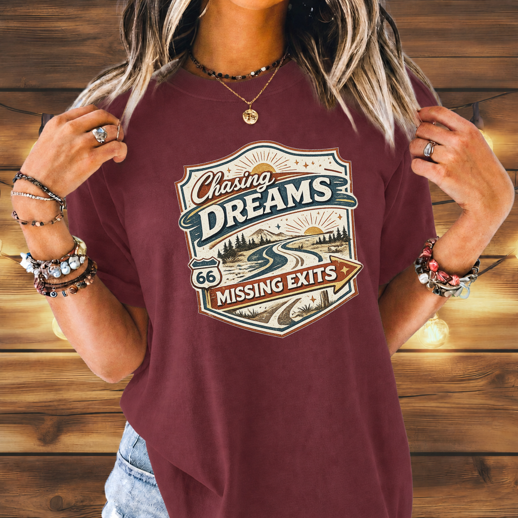 Chasing Dreams Missing Exits T-Shirt