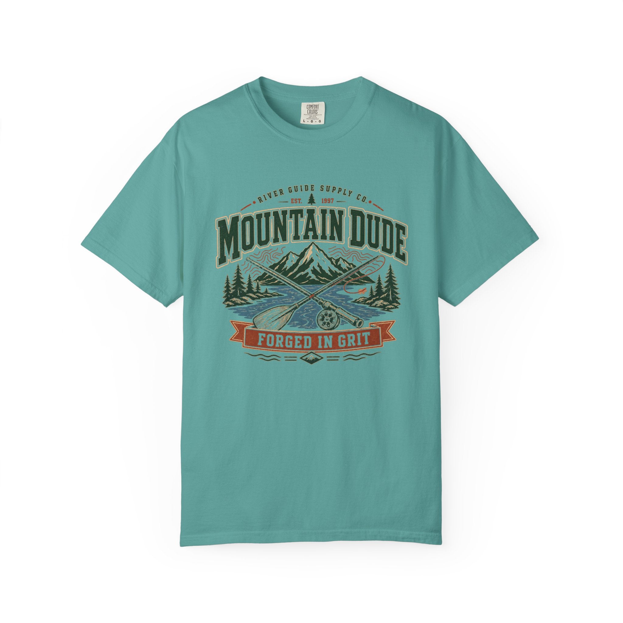 River Guide Mountain Dude Tee