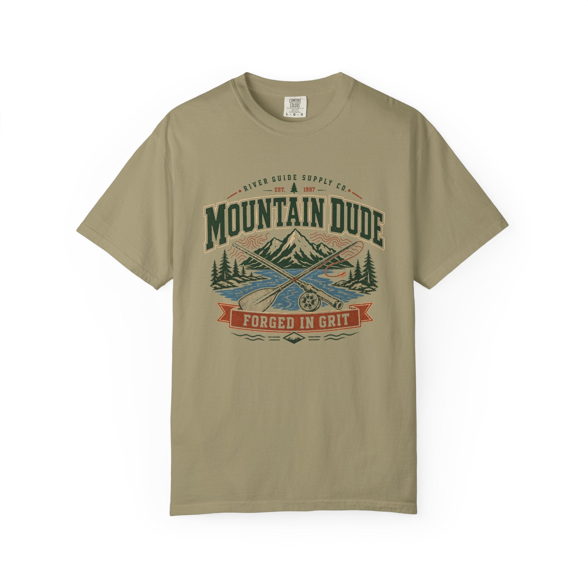 River Guide Mountain Dude Tee
