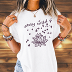 Stay Wild Lotus Tee