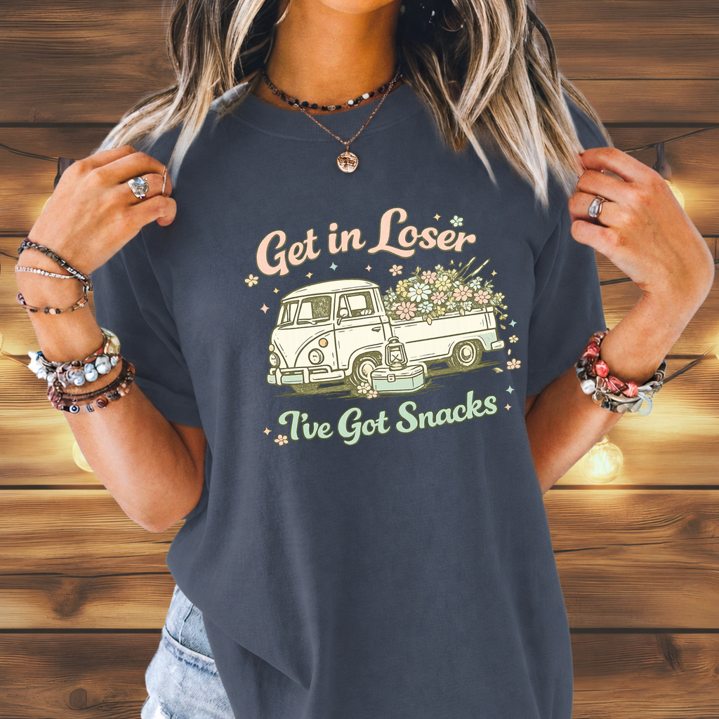 Retro Flower Truck Tee
