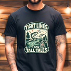 Tight Lines and Tall Tales Fishing T-Shirt