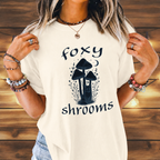 Foxy Shrooms Vintage Tattoo T-Shirt