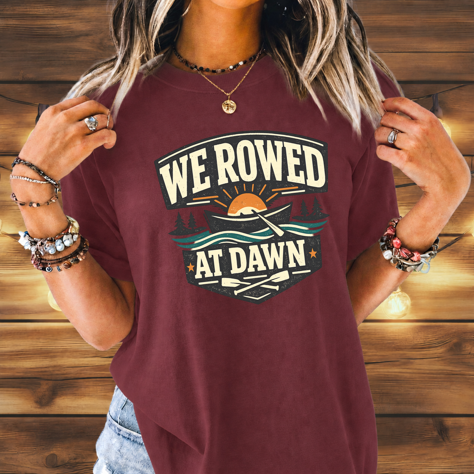 We Rowed At Dawn T-Shirt