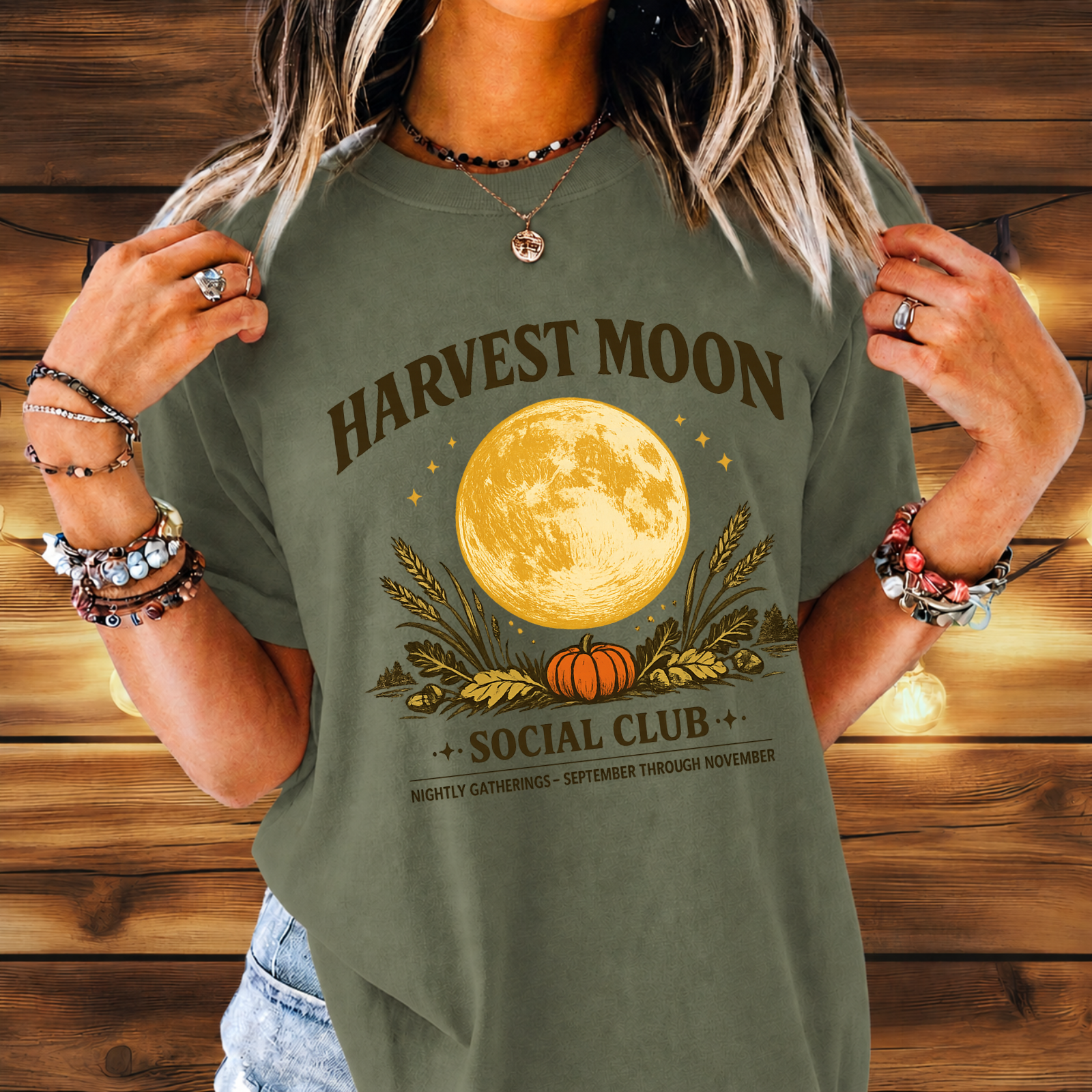Harvest Moon Social Club Tee