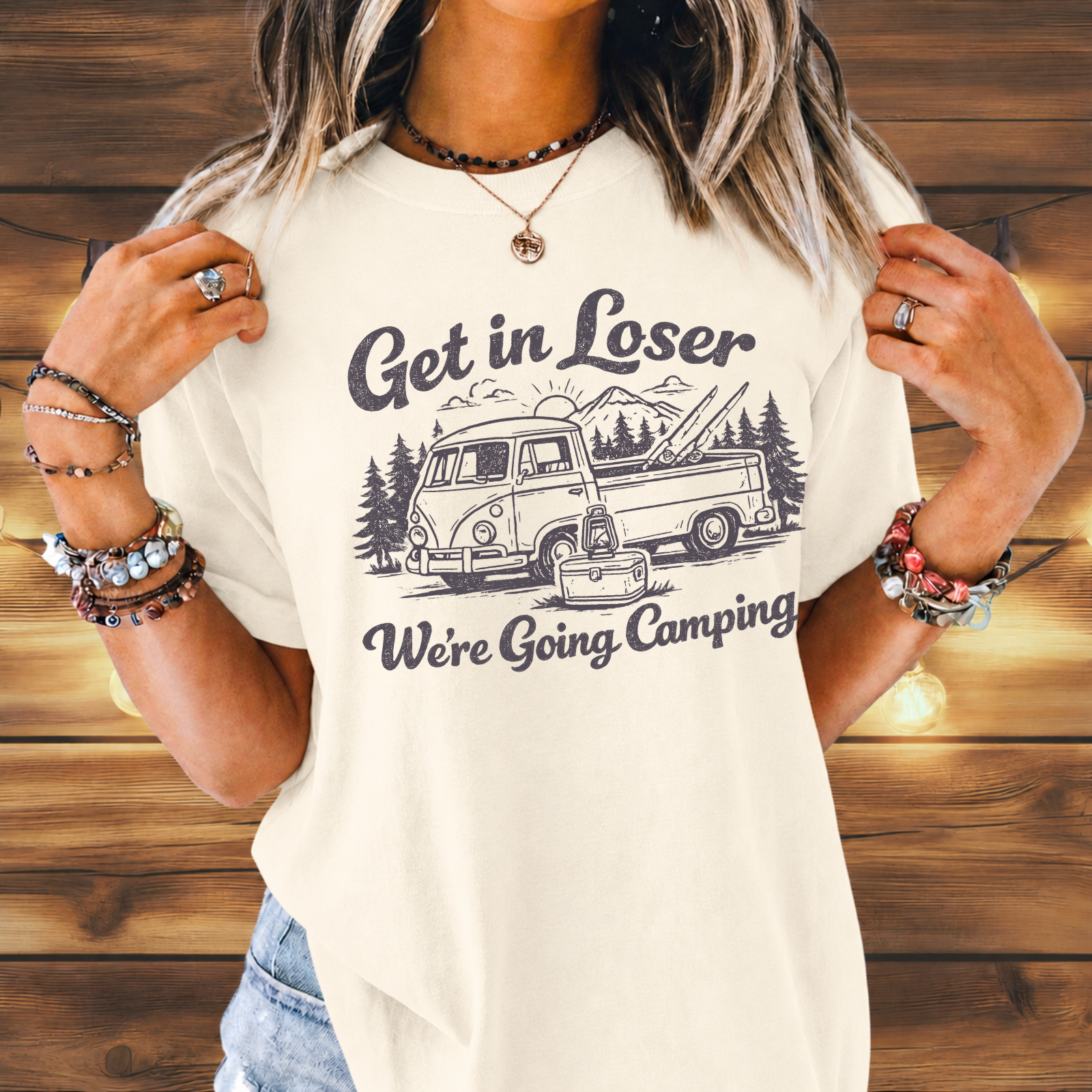 Get In Loser, We’re Going Camping Tee