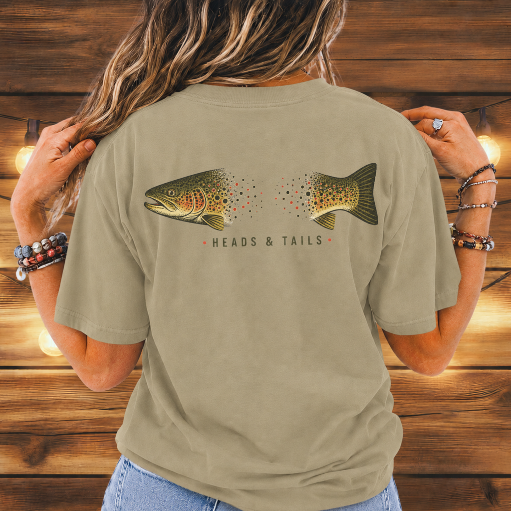 Brown Trout Heads & Tails Tee