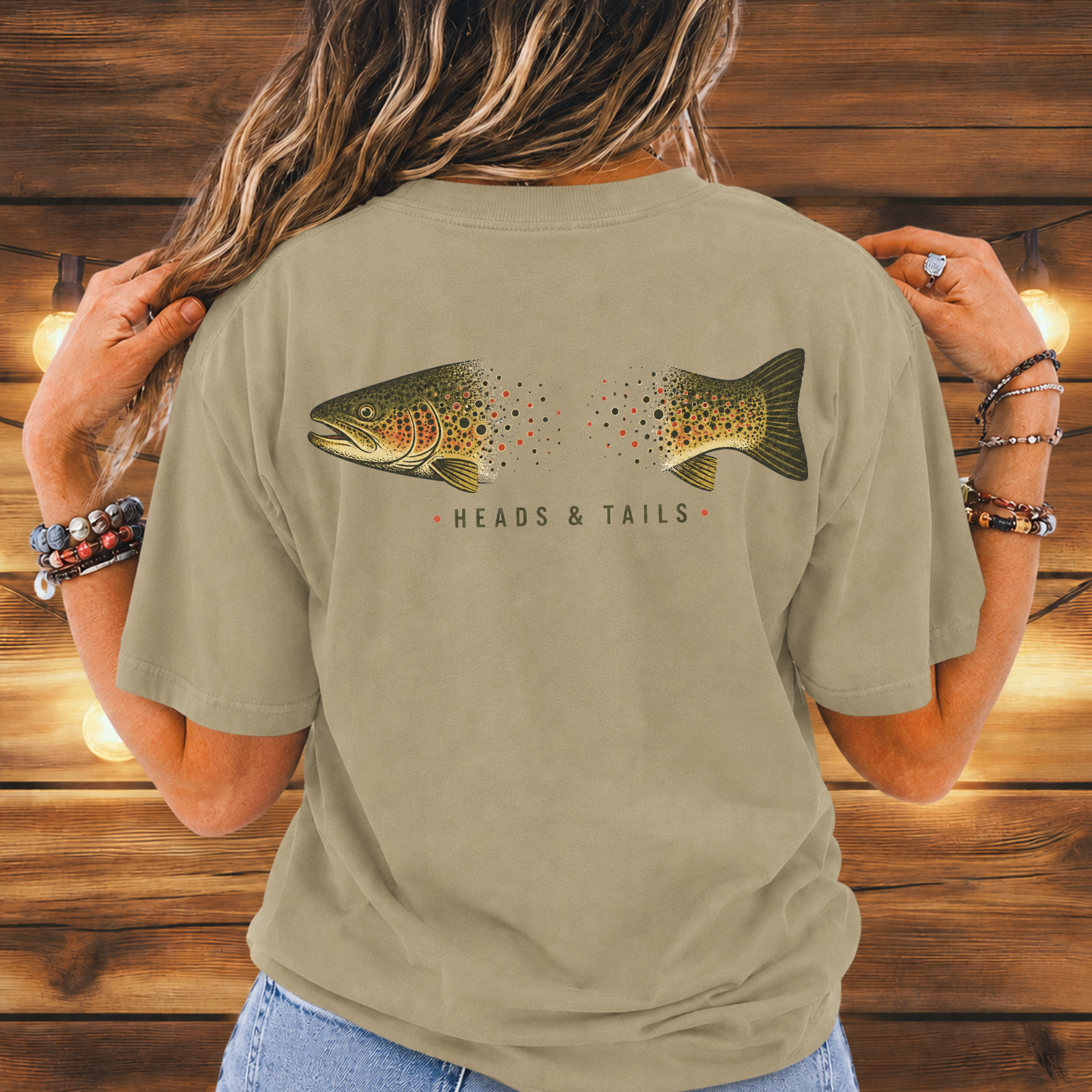 Brown Trout Heads & Tails Tee