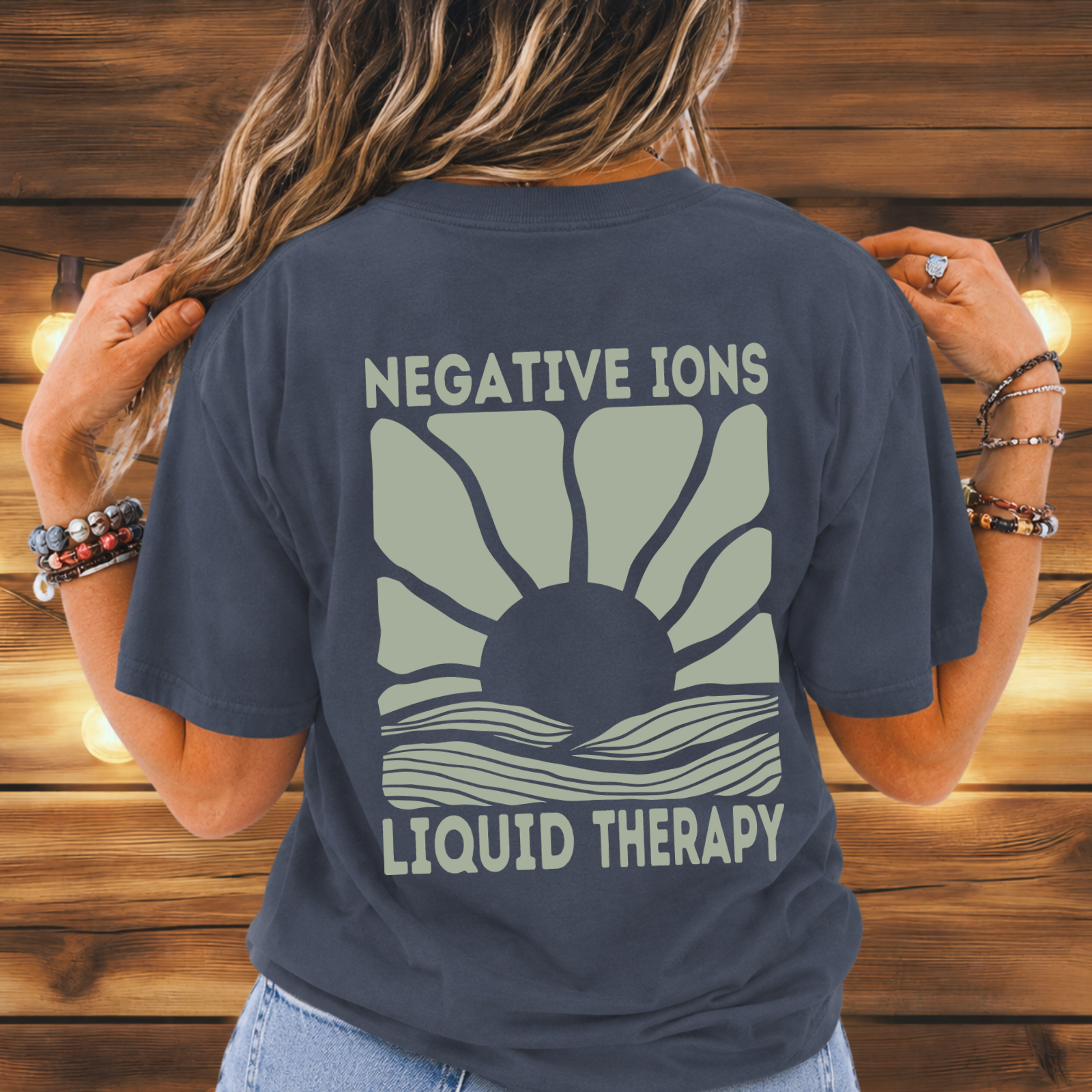 Negative Ions Liquid Therapy T-Shirt