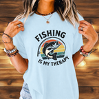Fishing Is My Therapy Tee
