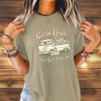 Retro Flower Truck Tee
