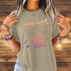 Stay Wild Lotus Tee