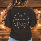 Hook Sets Are Free Fishing Back Print T-Shirt