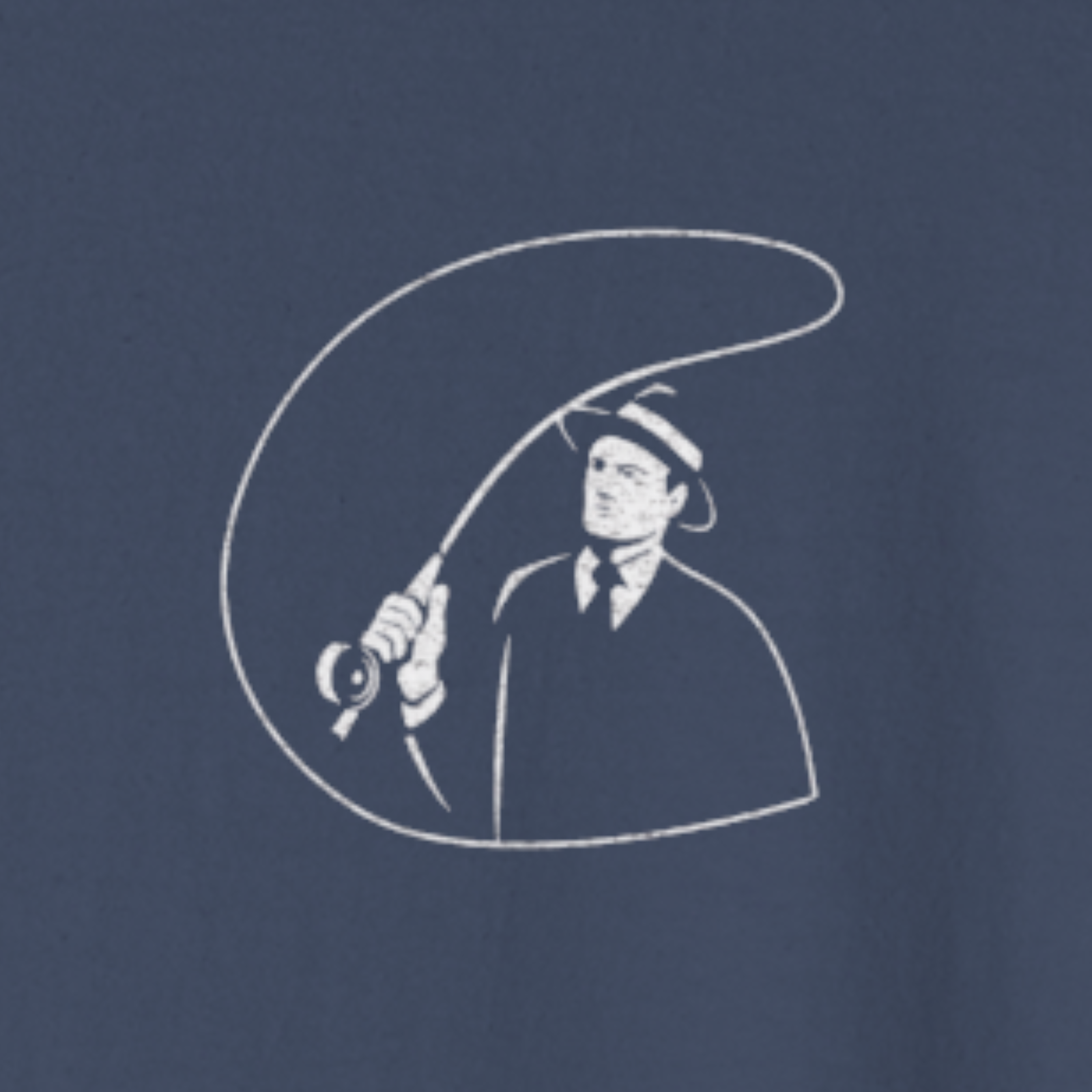 Men In Backing Fly Fishing T-shirt