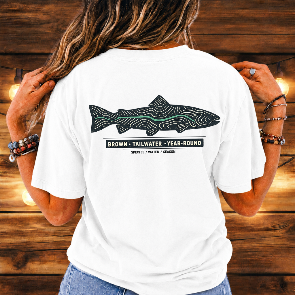 Brown Trout Topography T-Shirt