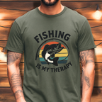 Fishing Is My Therapy Tee