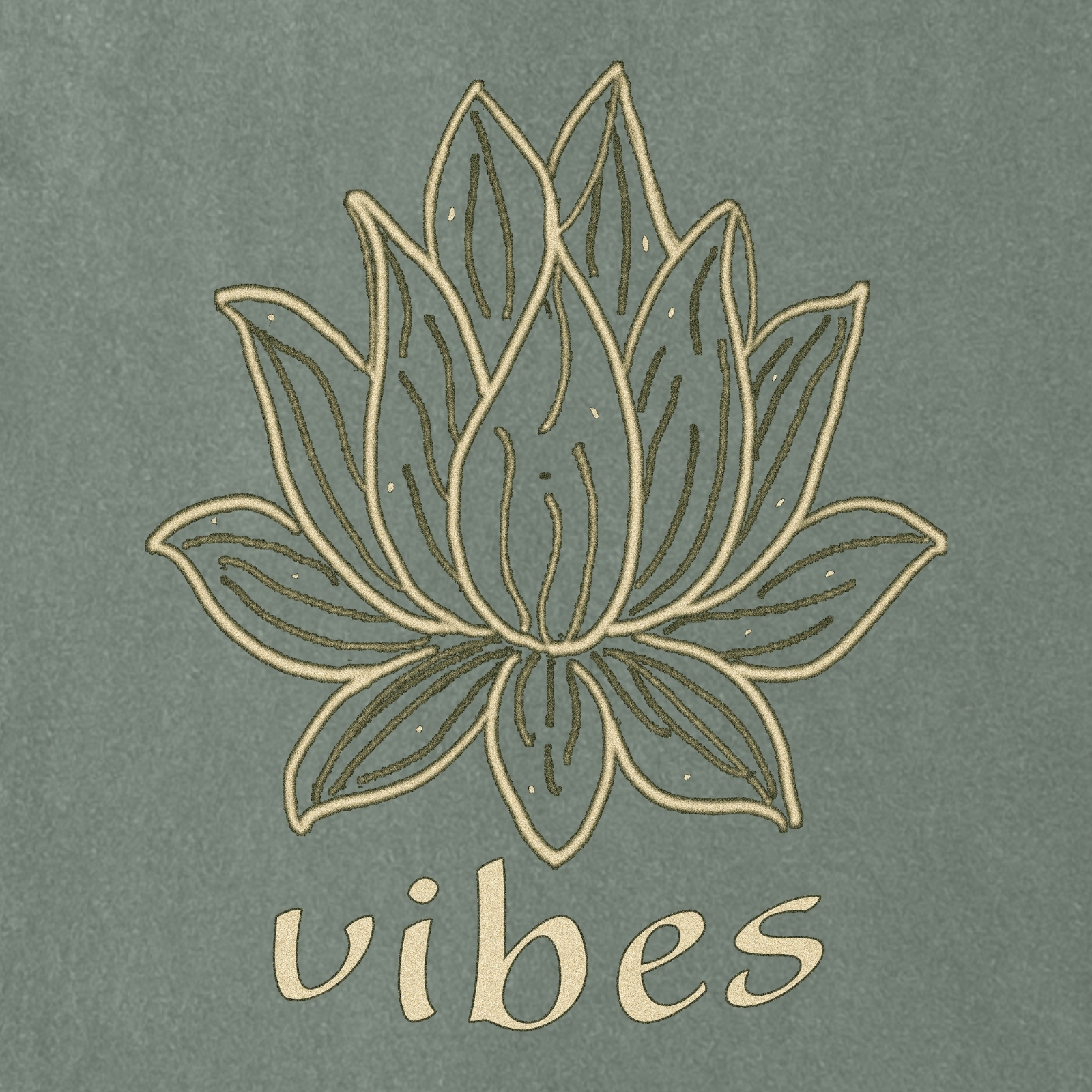 Vibe Lotus T-Shirt — Botanical Graphic Tee