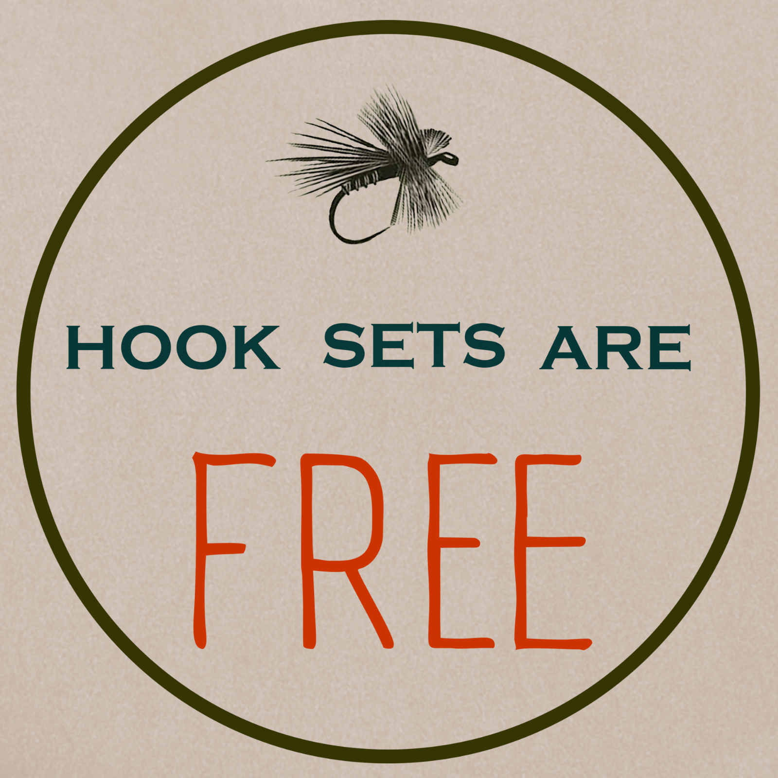 Hook Sets Are Free Fishing Back Print T-Shirt | Garment-Dyed Unisex Tee