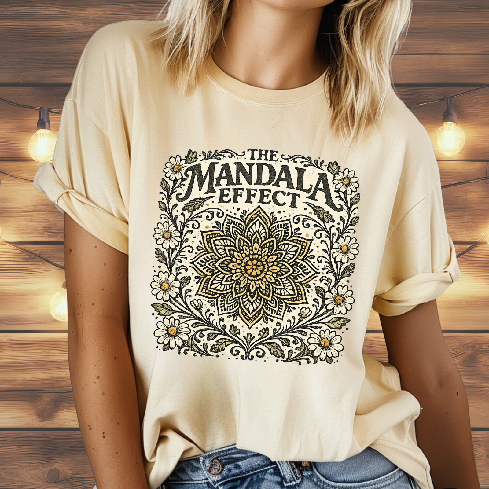Mandala Flowers Tee