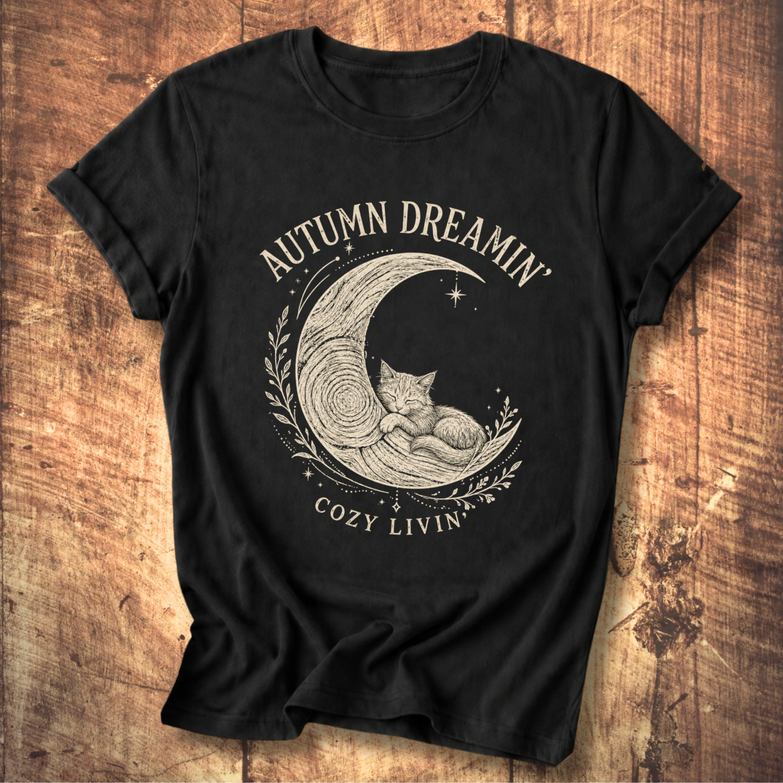 Autumn Dreamin' Kitten T-shirt