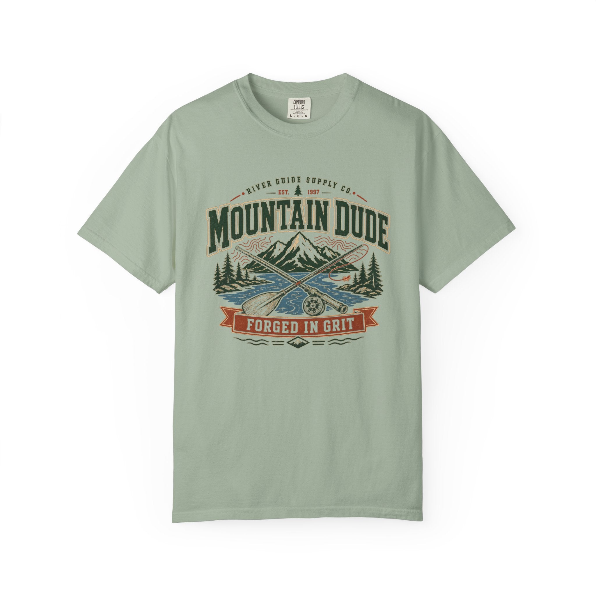 River Guide Mountain Dude Tee
