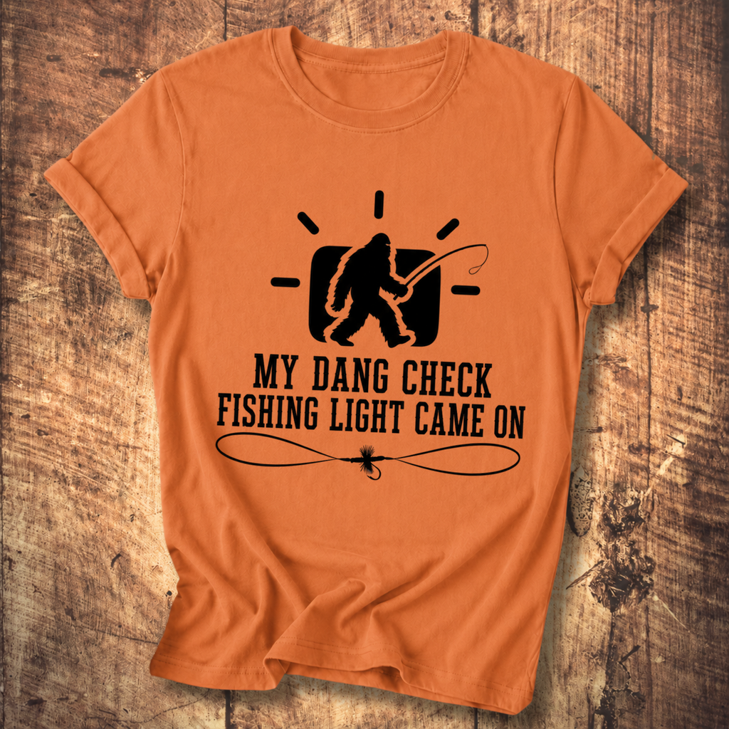 Dang Check Fishing Light T-shirt
