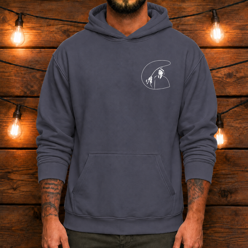 Men in Backing Hoodie (Front + Back)