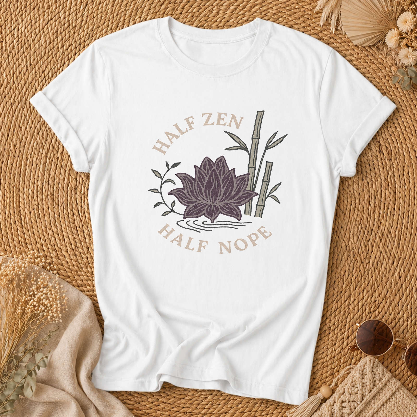 Half Zen Half Nope T-Shirt